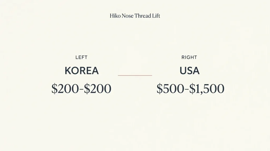 Thread Hiko Sample Hiko Nose Thread Lift Cost Korea: 2026 Per-Thread Pricing Guide ...