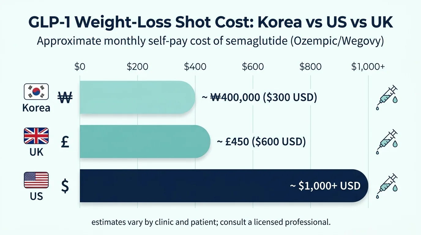 Ozempic & Wegovy in Korea 2026: Prices + Can Visitors Get It?